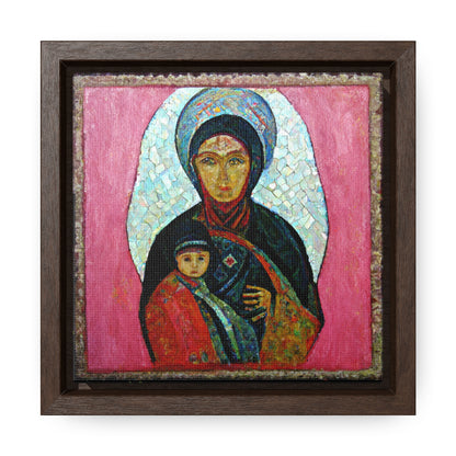 Mary and the Child 22, Valentinii, Gallery Canvas Wraps, Square Frame