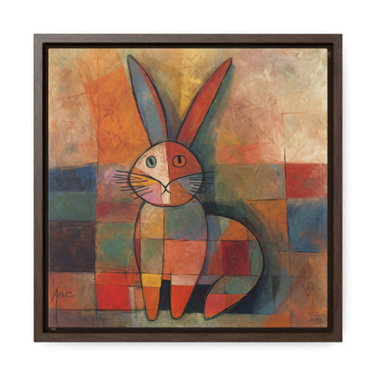 Rabbit 18, Gallery Canvas Wraps, Square Frame