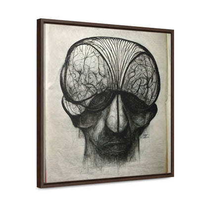 Brain 54, Valentinii, Gallery Canvas Wraps, Square Frame