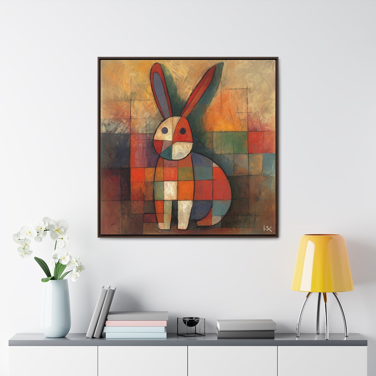 Rabbit 17, Gallery Canvas Wraps, Square Frame