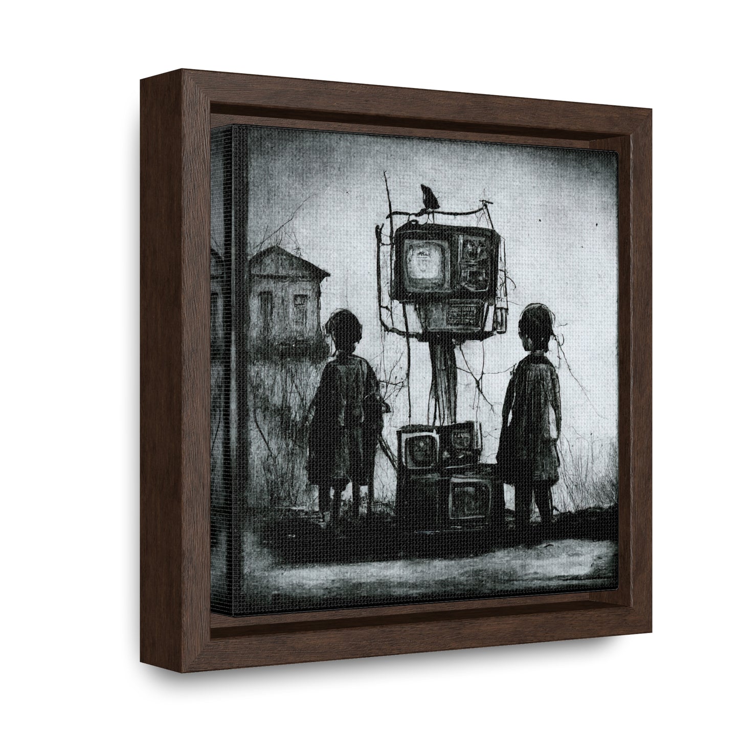 Childhood Wave 10, Valentinii, Gallery Canvas Wraps, Square Frame