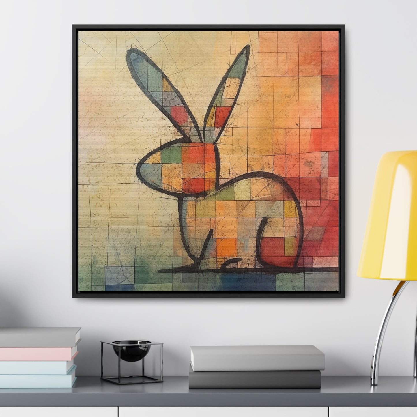 Rabbit 26, Gallery Canvas Wraps, Square Frame