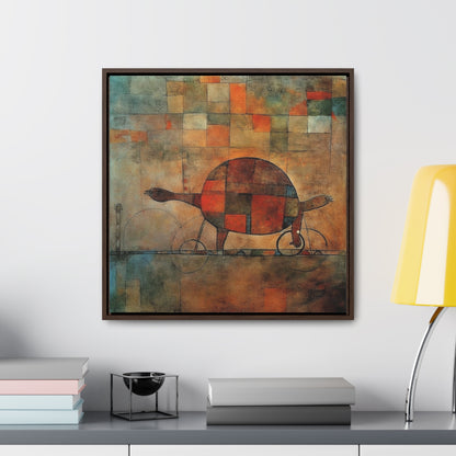 Turtle 11, Gallery Canvas Wraps, Square Frame