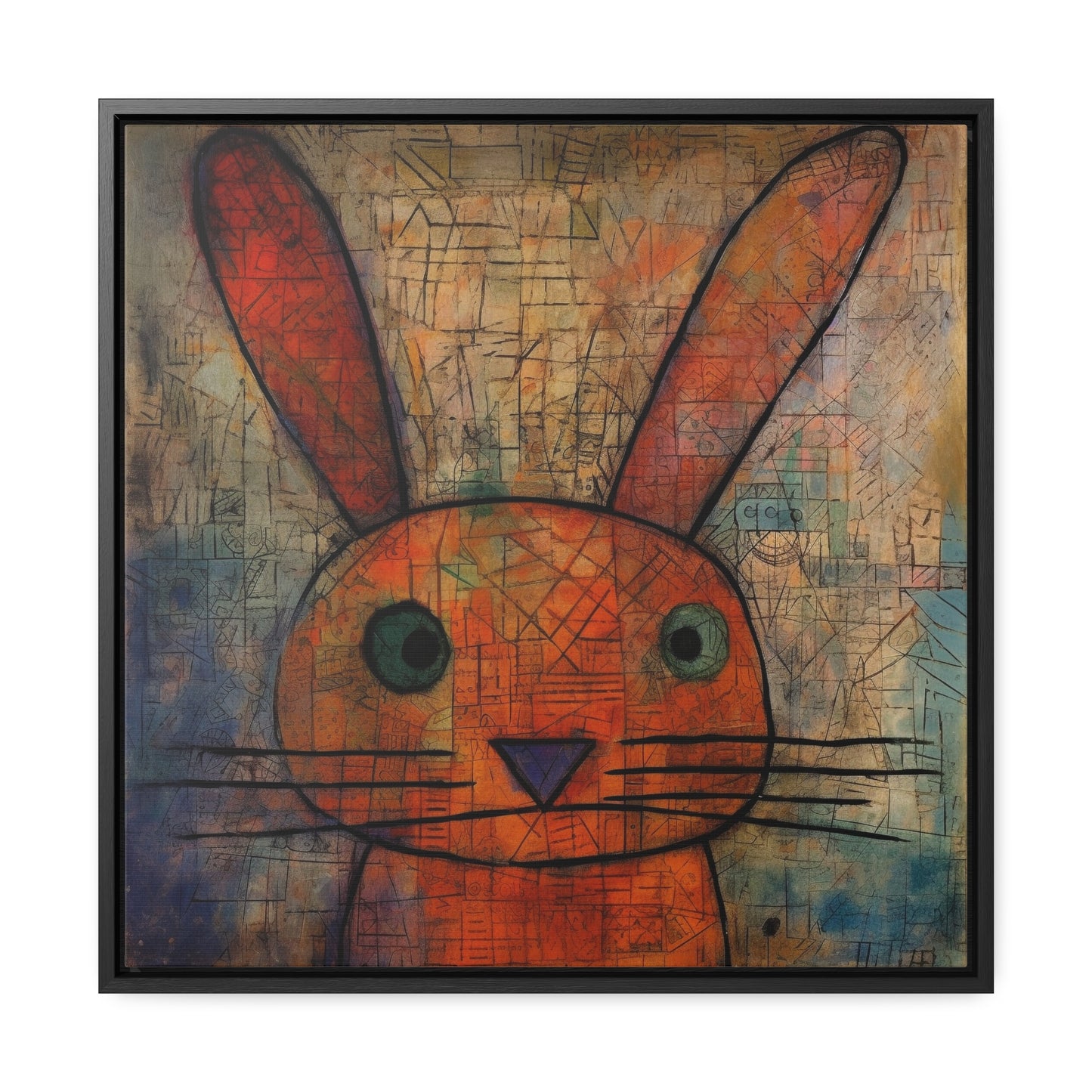 Rabbit 8, Gallery Canvas Wraps, Square Frame