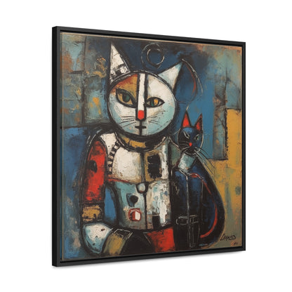 Cat 38, Gallery Canvas Wraps, Square Frame