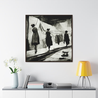 Domestic Memories 3, Valentinii, Gallery Canvas Wraps, Square Frame