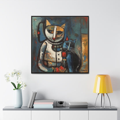 Cat 29, Gallery Canvas Wraps, Square Frame