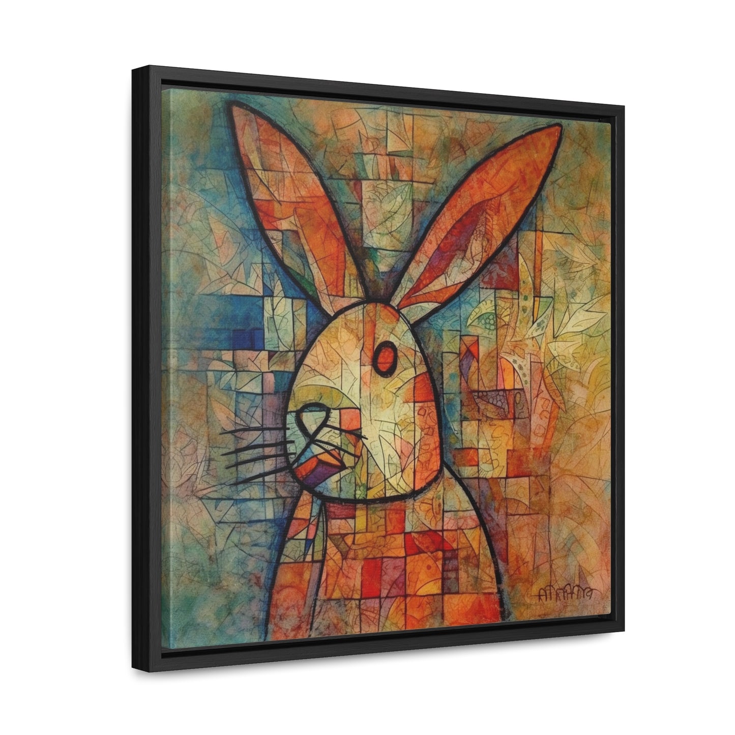 Rabbit 3, Gallery Canvas Wraps, Square Frame