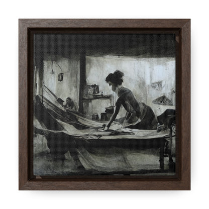 Domestic Memories 49, Valentinii, Gallery Canvas Wraps, Square Frame