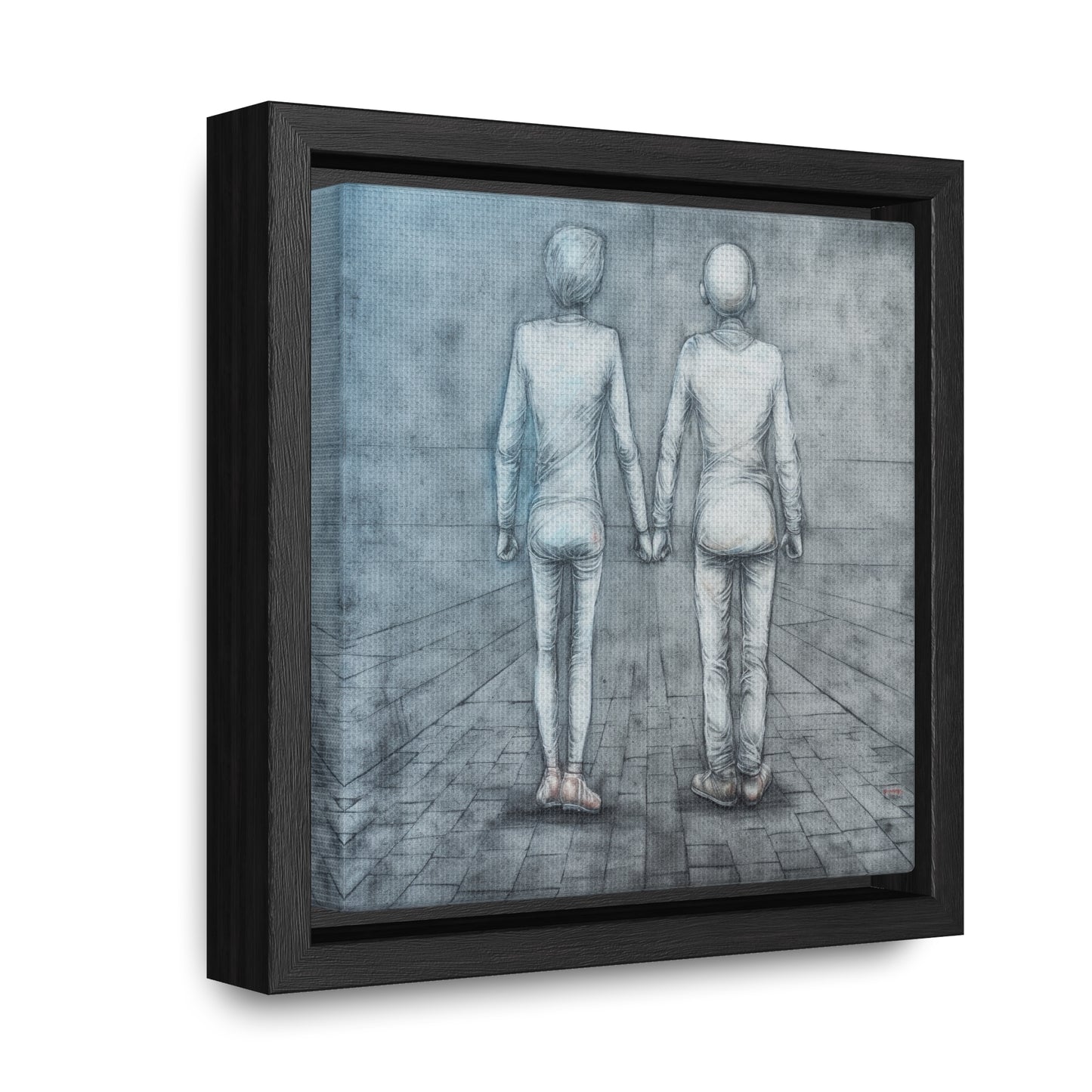 The Courage of Vulnerability 3, Valentinii, Gallery Canvas Wraps, Square Frame