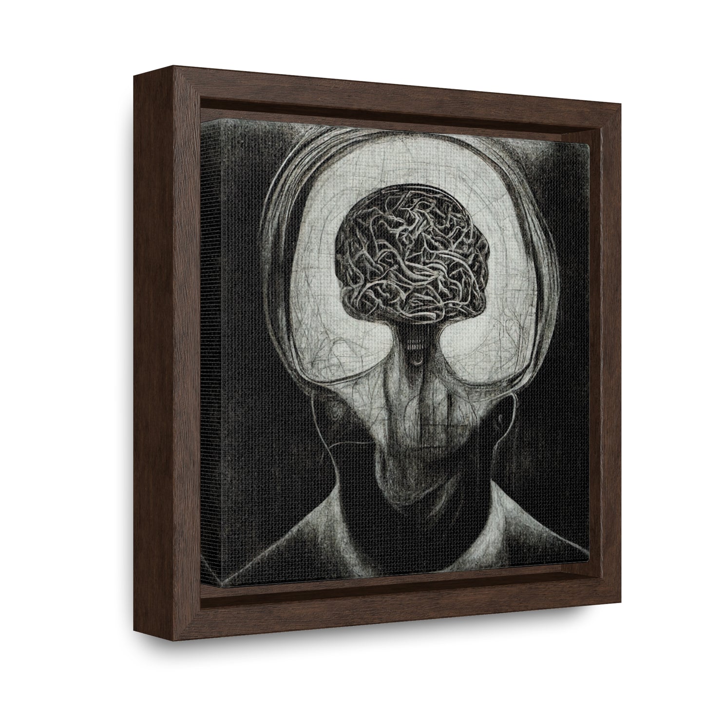 Brain 47, Valentinii, Gallery Canvas Wraps, Square Frame