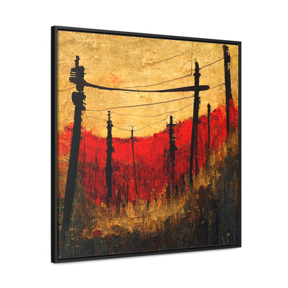 Land of the Sun 15, Valentinii, Gallery Canvas Wraps, Square Frame