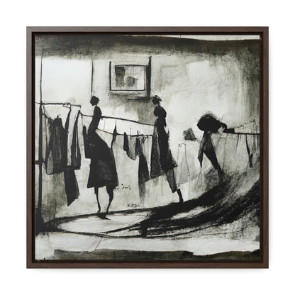 Domestic Memories 9, Valentinii, Gallery Canvas Wraps, Square Frame