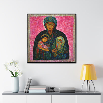 Mary and the Child 28, Valentinii, Gallery Canvas Wraps, Square Frame