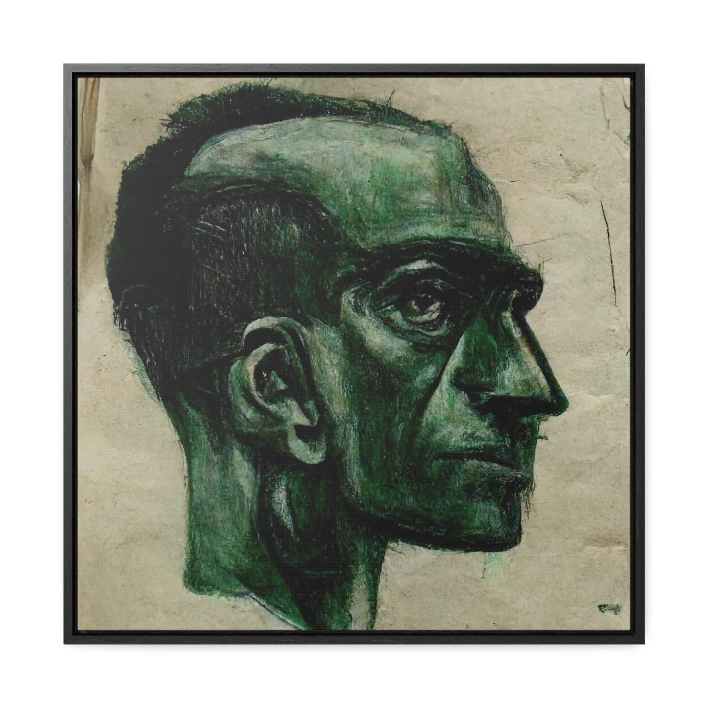 Heads 13, Valentinii, Gallery Canvas Wraps, Square Frame