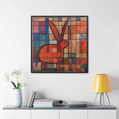 Rabbit 29, Gallery Canvas Wraps, Square Frame