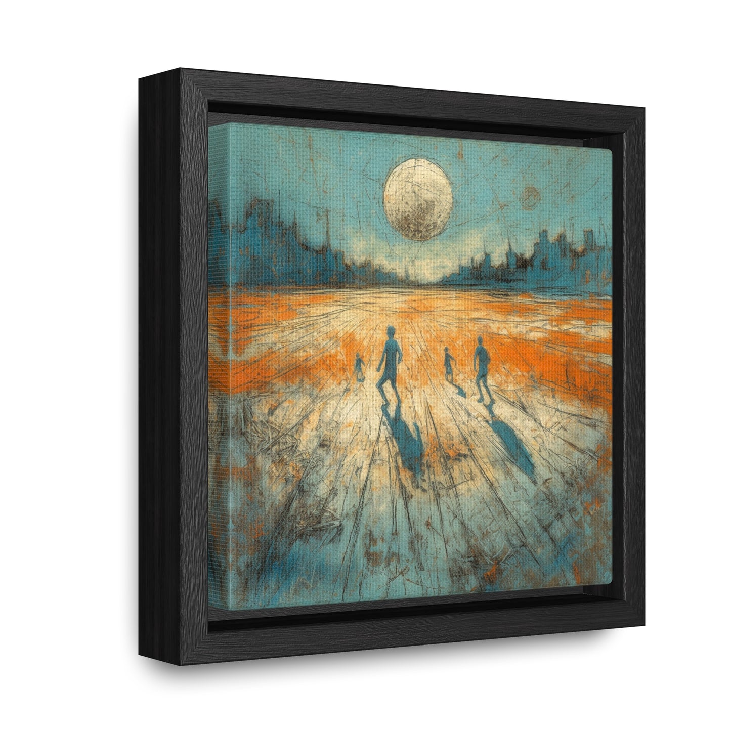 Childhood 18, Gallery Canvas Wraps, Square Frame