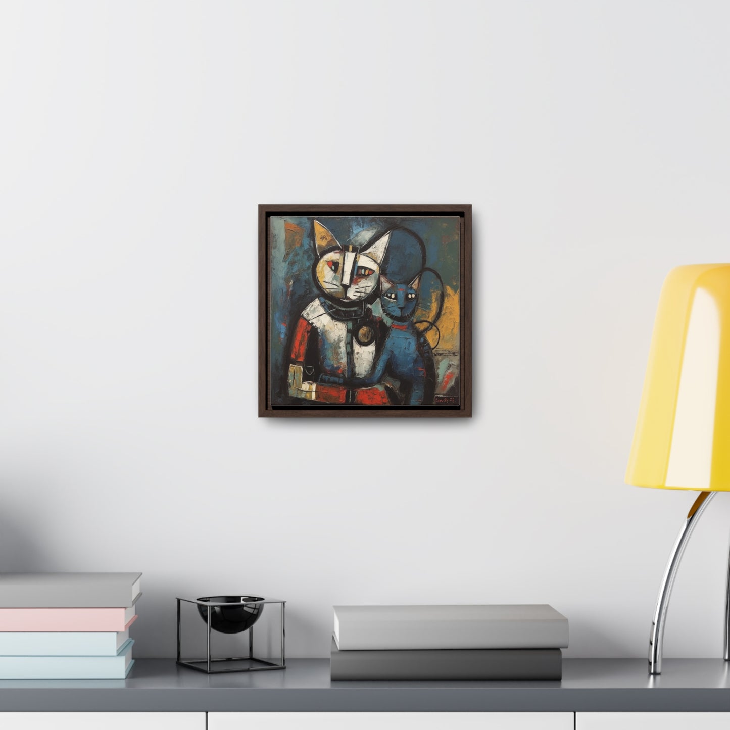 Cat 82, Gallery Canvas Wraps, Square Frame