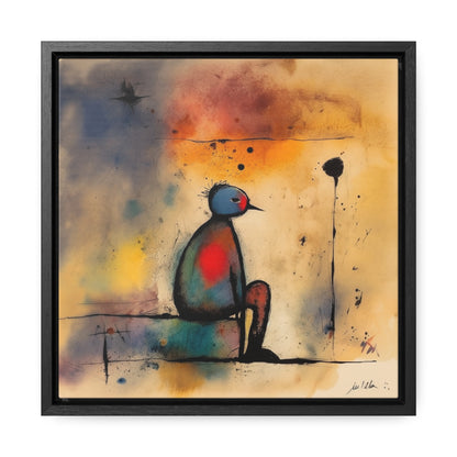 Sad Man 8, Gallery Canvas Wraps, Square Frame