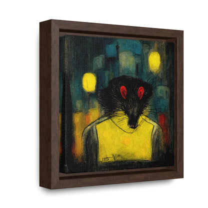 Urban Rat, Valentinii, Gallery Canvas Wraps, Square Frame