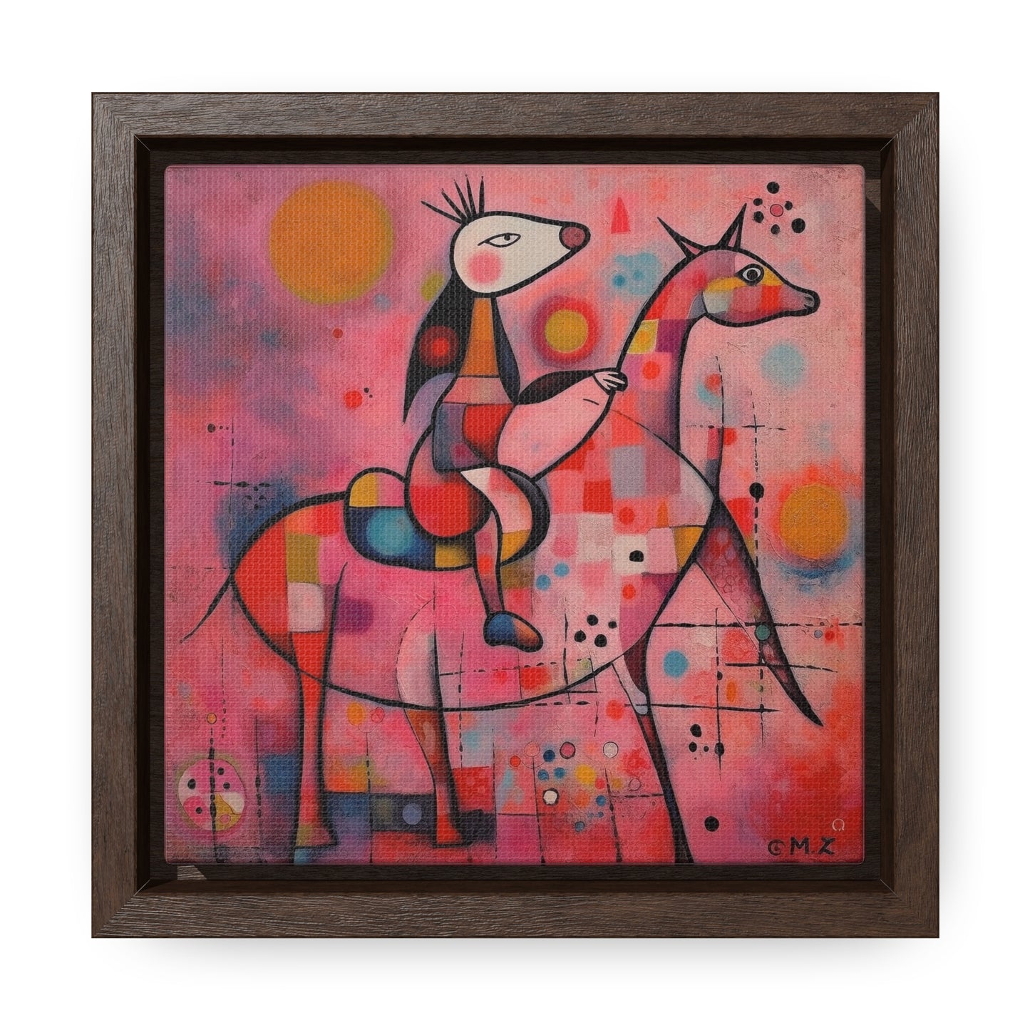 The Dreams of the Child 5, Gallery Canvas Wraps, Square Frame