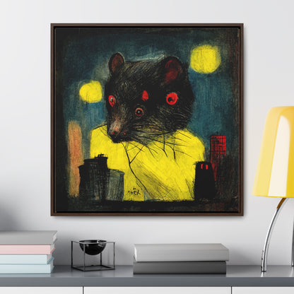 Urban Rat 6, Valentinii, Gallery Canvas Wraps, Square Frame