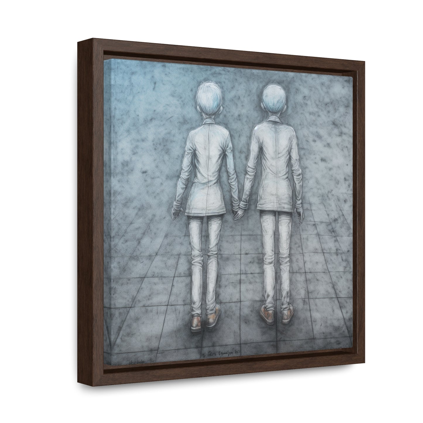 The Courage of Vulnerability 2, Valentinii, Gallery Canvas Wraps, Square Frame