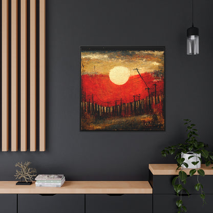 Land of the Sun 19, Valentinii, Gallery Canvas Wraps, Square Frame