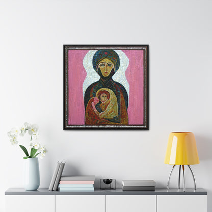 Mary and the Child 21, Valentinii, Gallery Canvas Wraps, Square Frame