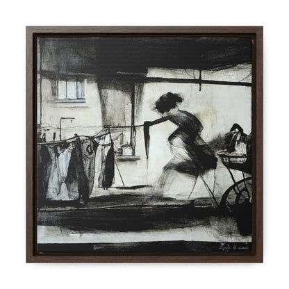 Domestic Memories 16, Valentinii, Gallery Canvas Wraps, Square Frame