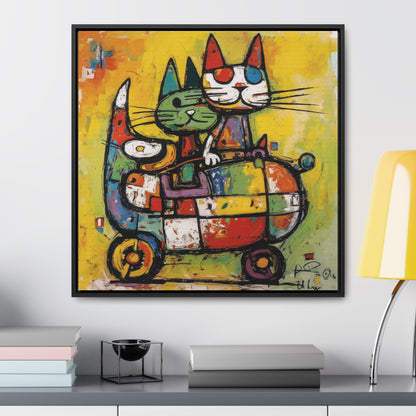 Cat 116, Gallery Canvas Wraps, Square Frame