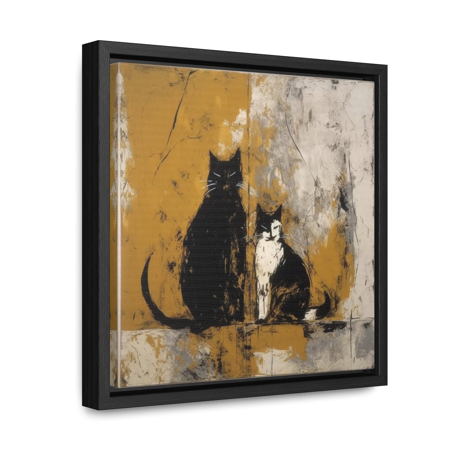 Cat 12, Gallery Canvas Wraps, Square Frame