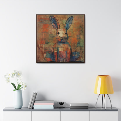 Rabbit 24, Gallery Canvas Wraps, Square Frame