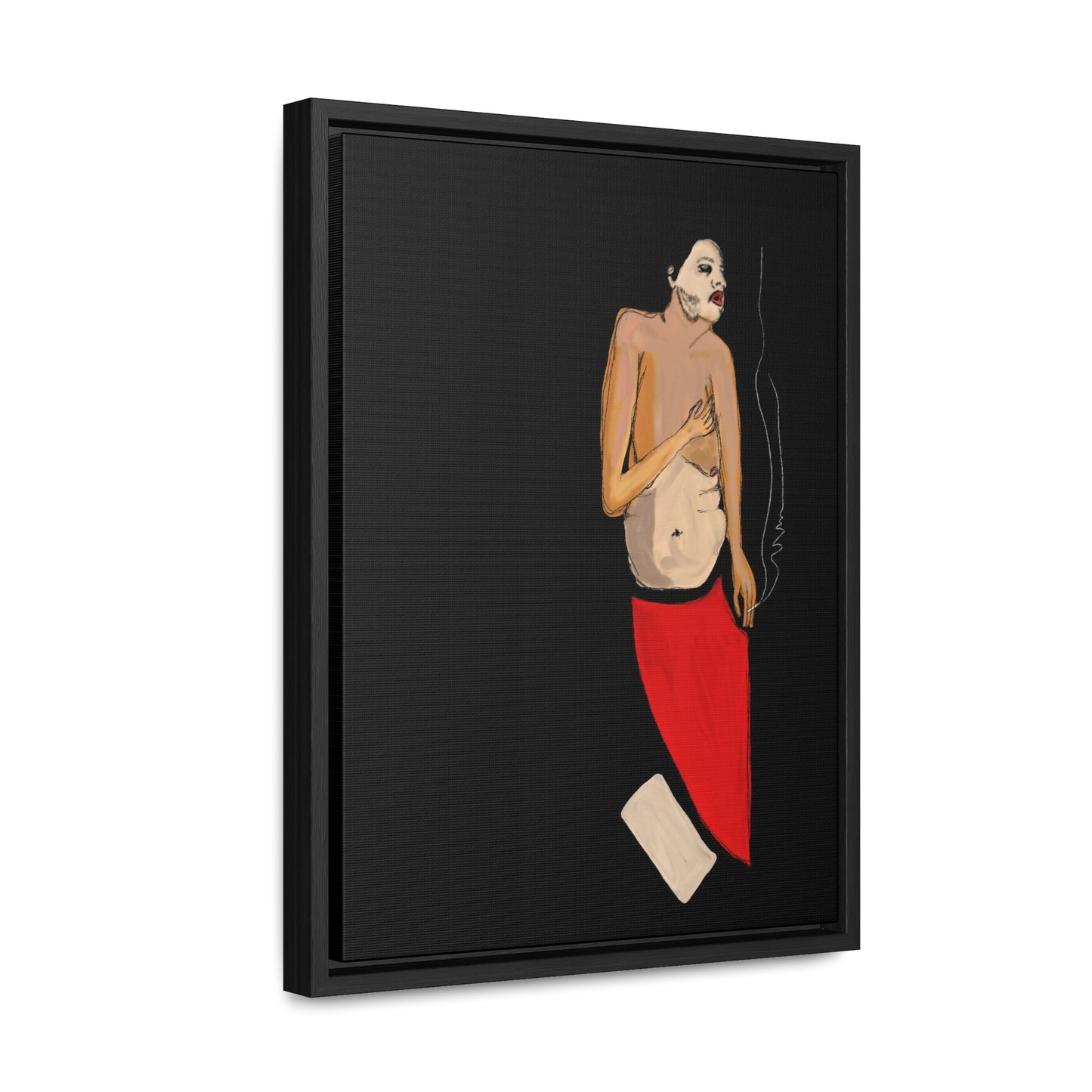 A Depressive Aladdin, Original Eduard Pavel, Gallery Canvas Wraps, Vertical Frame