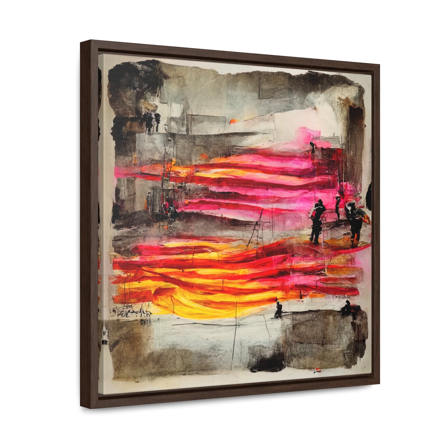 Land of the Sun 6, Valentinii, Gallery Canvas Wraps, Square Frame