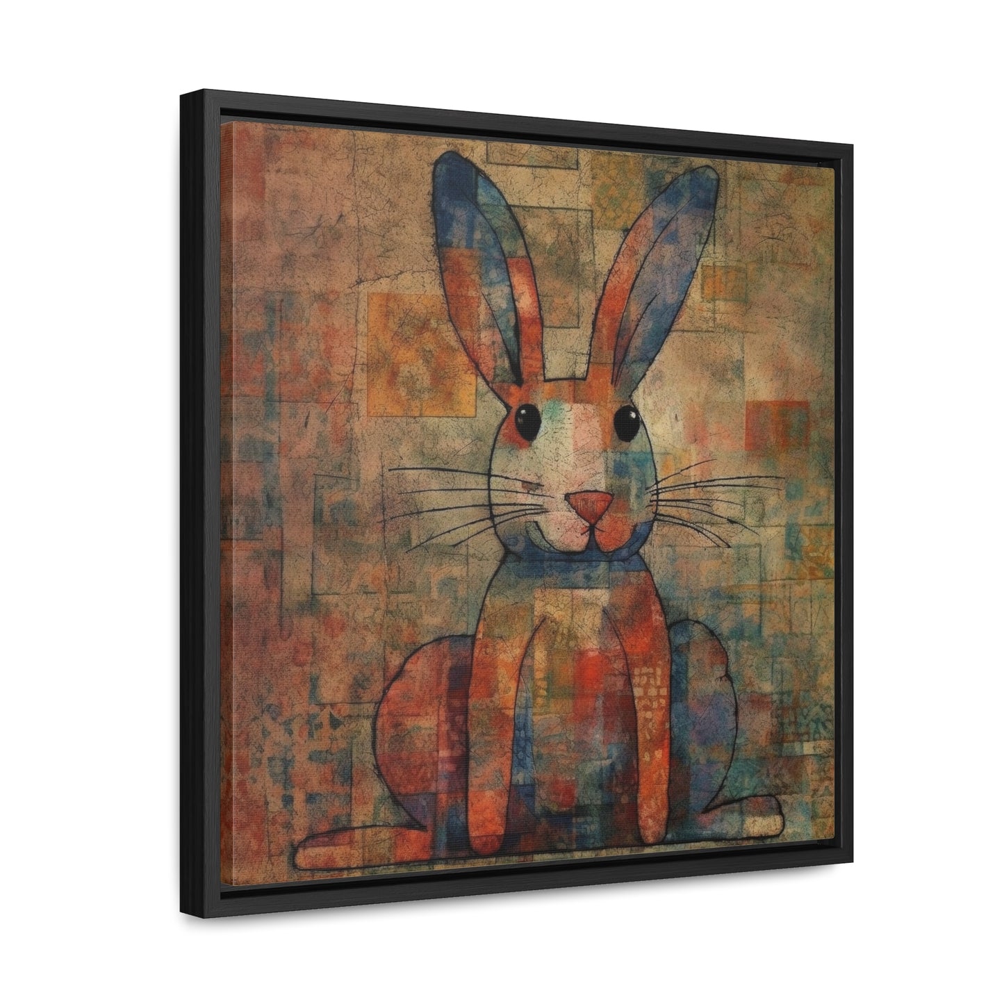 Rabbit 33, Gallery Canvas Wraps, Square Frame