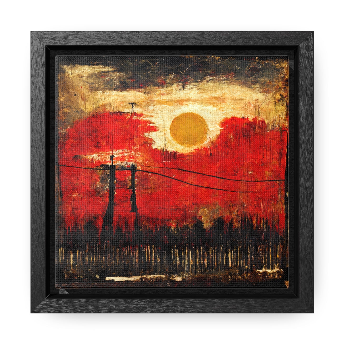 Land of the Sun 20, Valentinii, Gallery Canvas Wraps, Square Frame