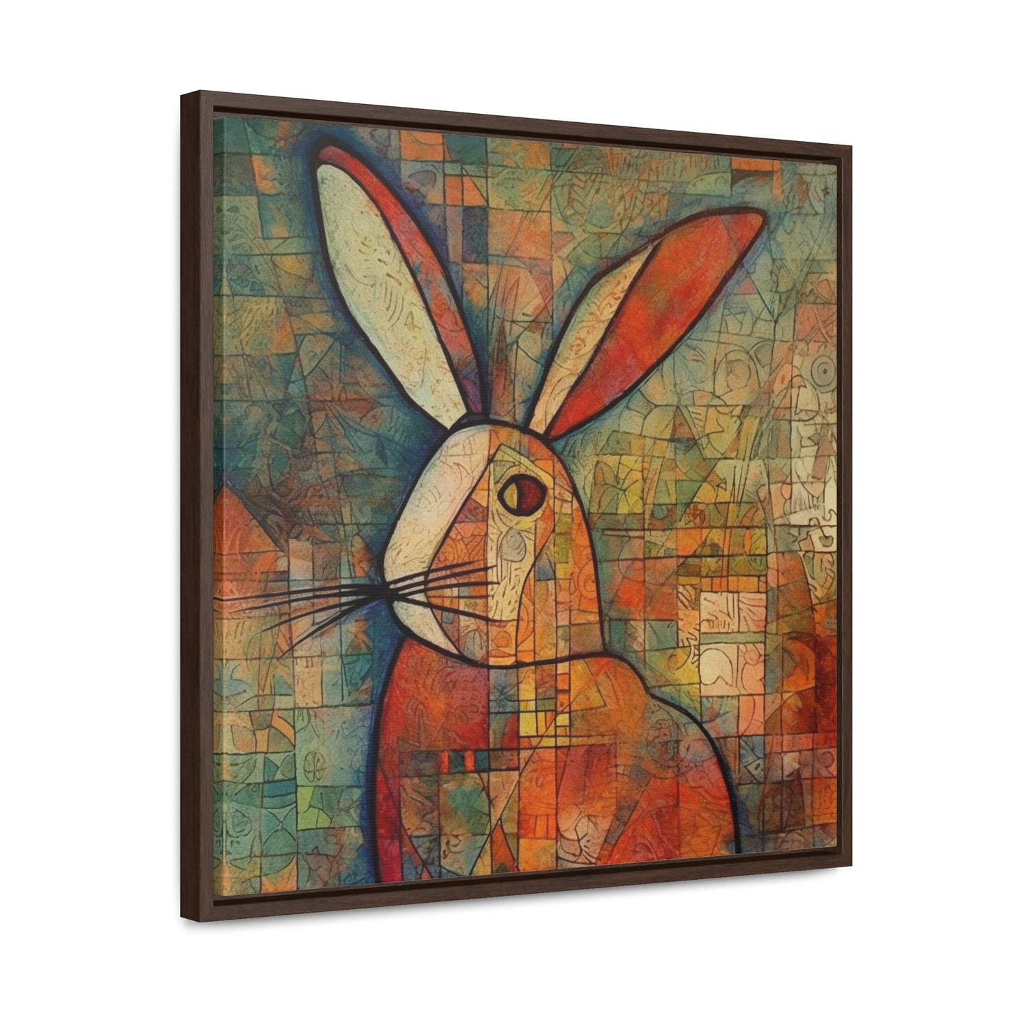 Rabbit 5, Gallery Canvas Wraps, Square Frame