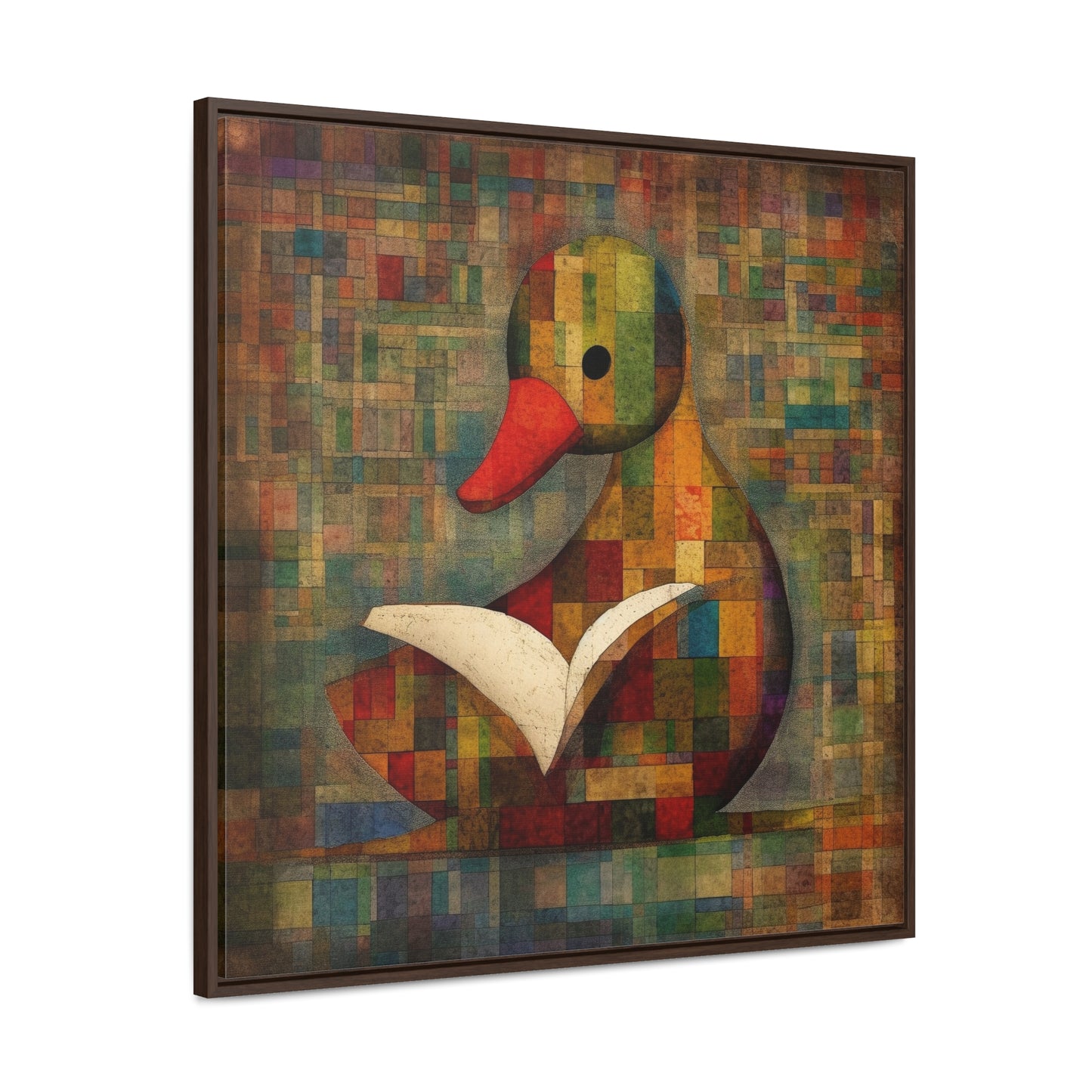 Duck 7, Gallery Canvas Wraps, Square Frame