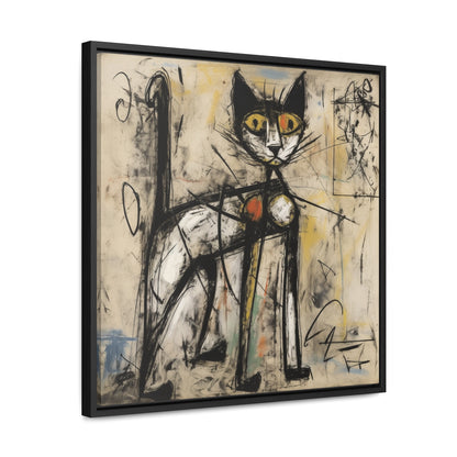 Cat 44, Gallery Canvas Wraps, Square Frame