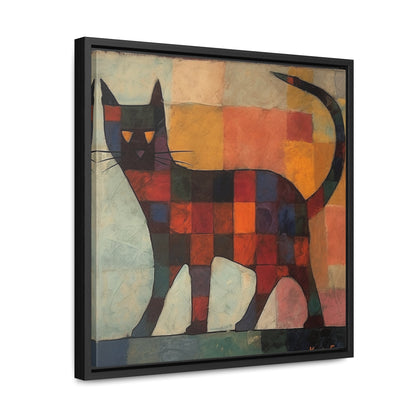 Cat 18, Gallery Canvas Wraps, Square Frame