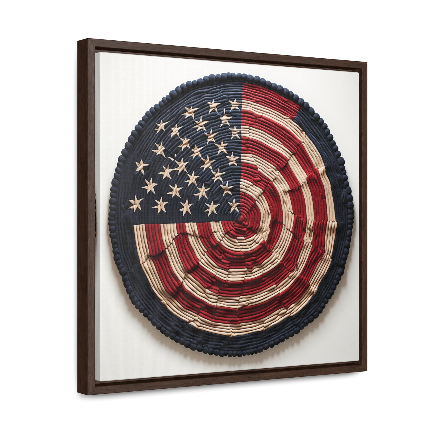 Flag 16, Gallery Canvas Wraps, Square Frame