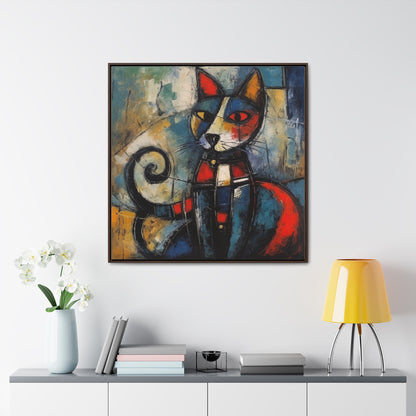 Cat 68, Gallery Canvas Wraps, Square Frame