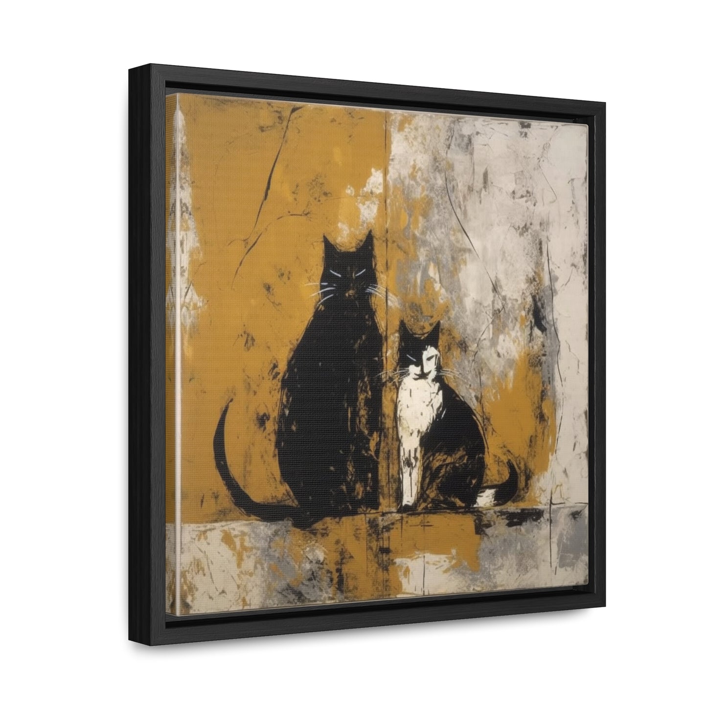 Cat 12, Gallery Canvas Wraps, Square Frame