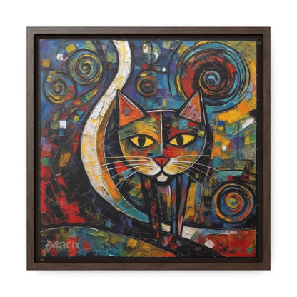 Cat 119, Gallery Canvas Wraps, Square Frame