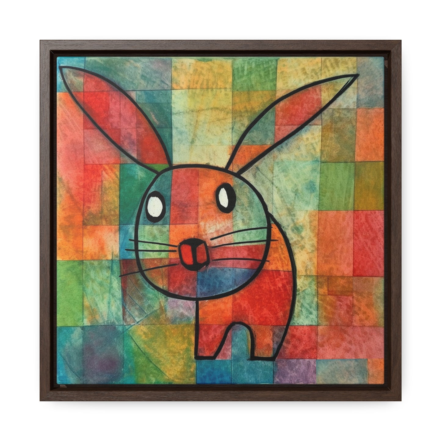 Rabbit 11, Gallery Canvas Wraps, Square Frame