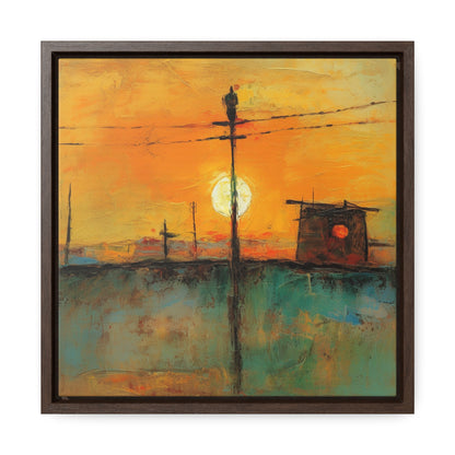 Land of the Sun 50, Valentinii, Gallery Canvas Wraps, Square Frame