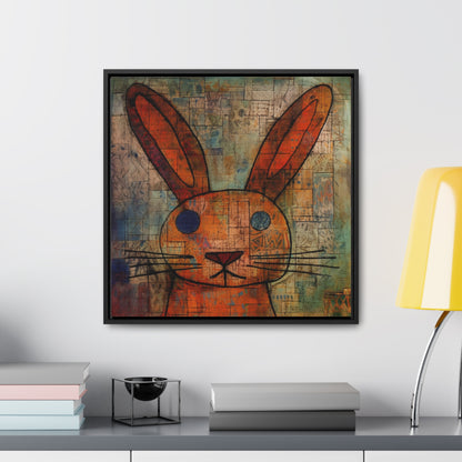 Rabbit 14, Gallery Canvas Wraps, Square Frame