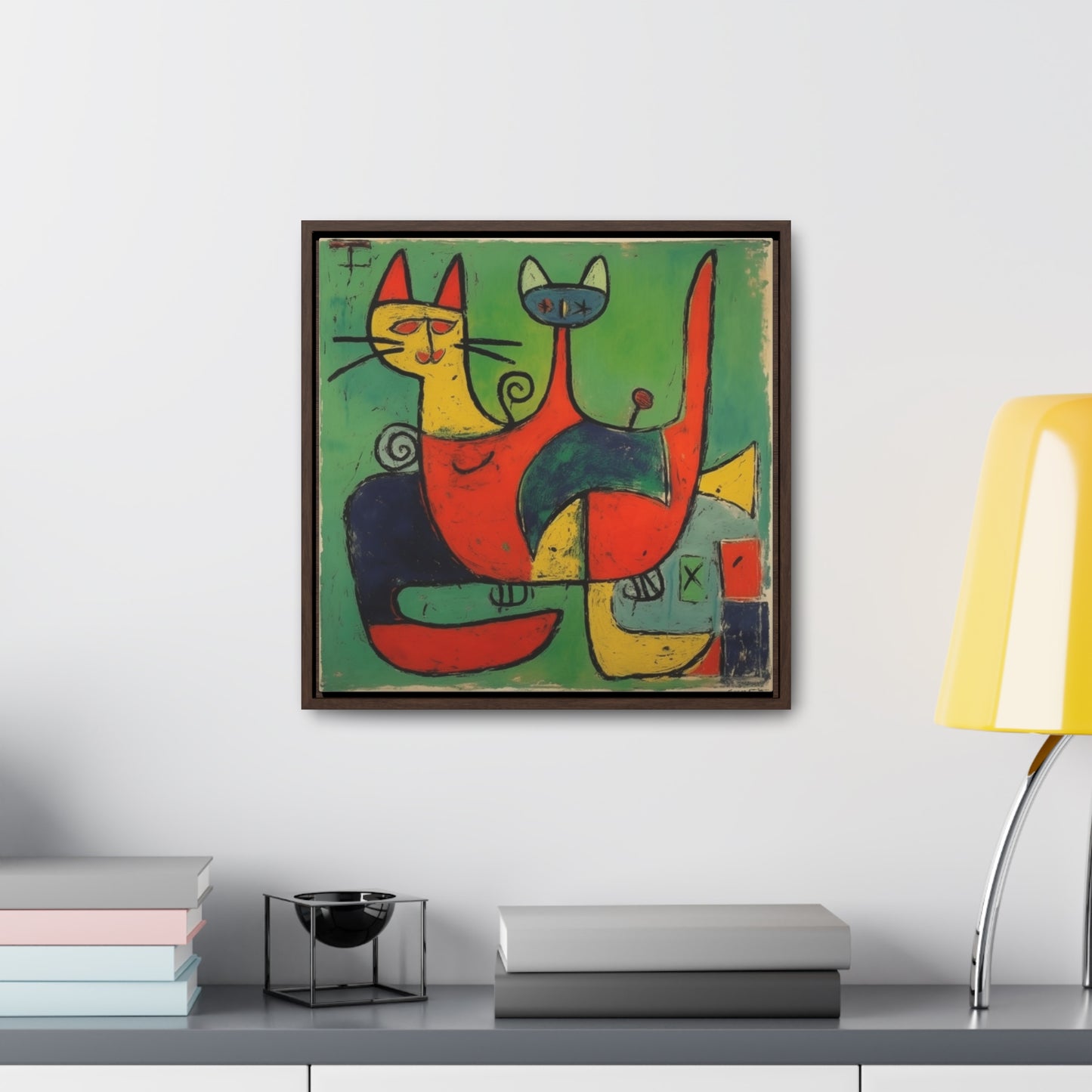 Cat 143, Gallery Canvas Wraps, Square Frame