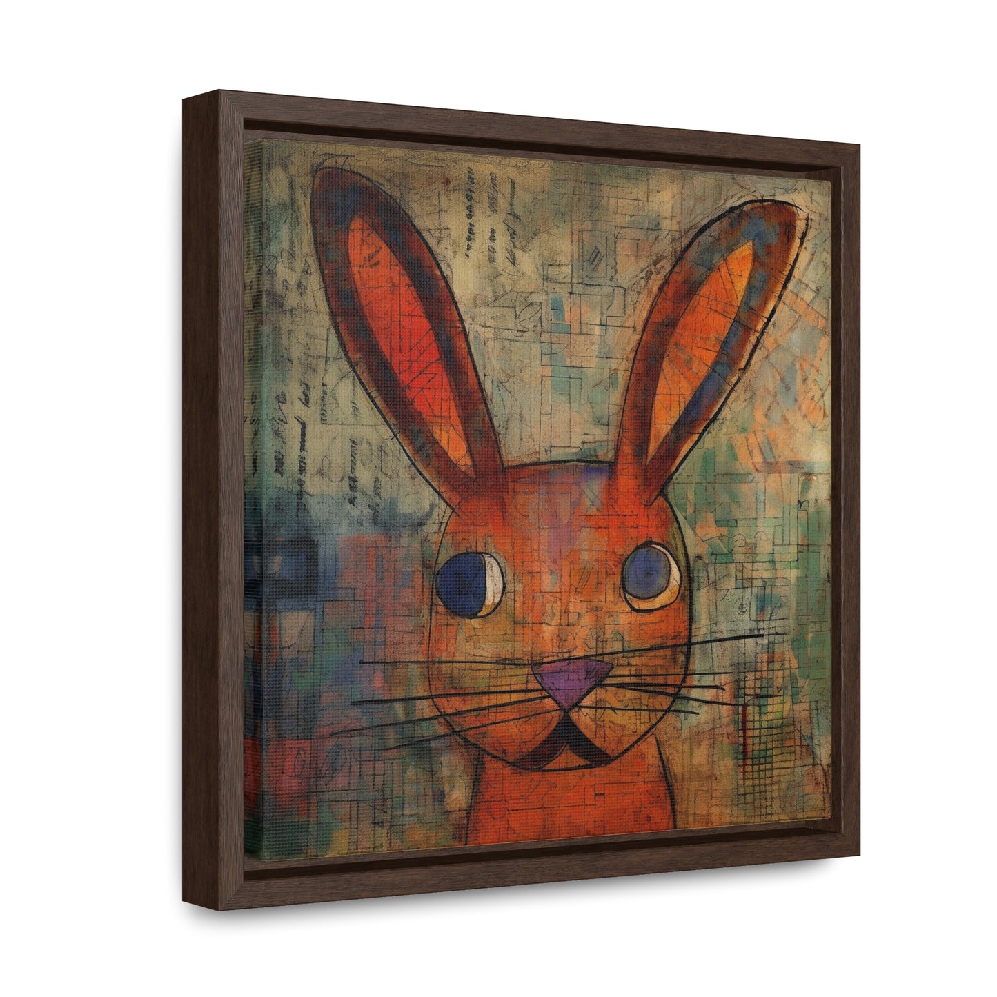 Rabbit 35, Gallery Canvas Wraps, Square Frame